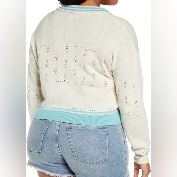 👕 White Polo Sweater XXL - Picture 3 of 5